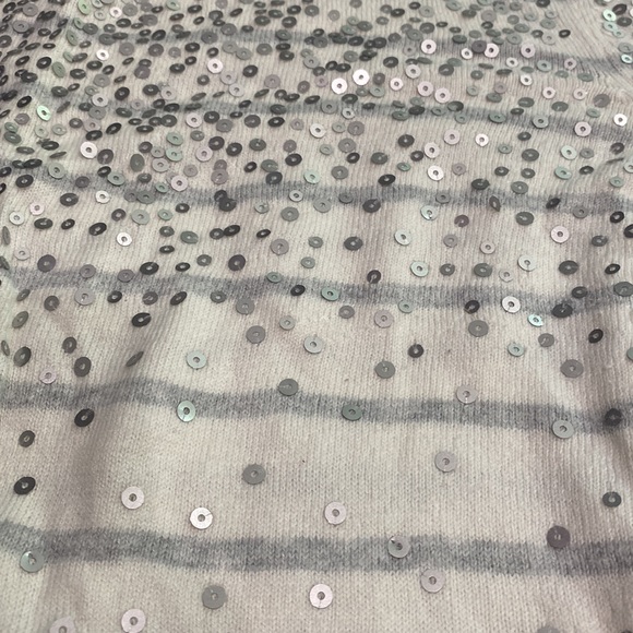 Medium sequined and striped light sweater - Picture 2 of 4